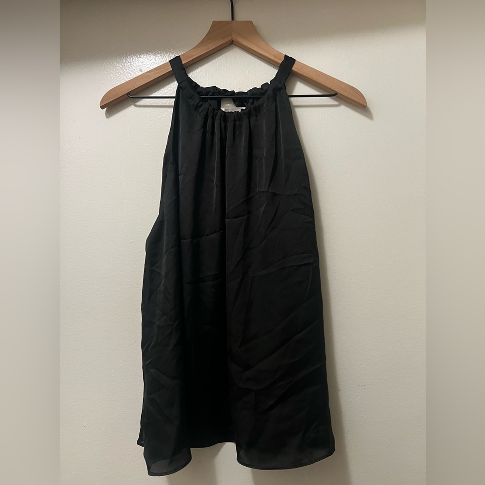 Melrose and Market Black Halter Neck Top